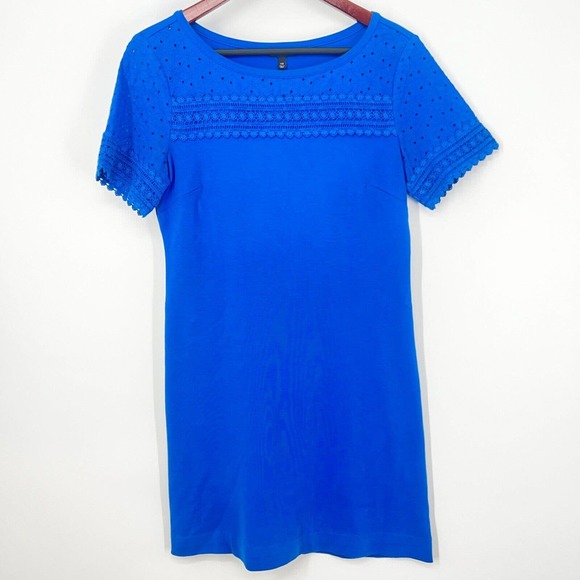 Talbots Dresses & Skirts - Talbots - Womens XS Extra Small Blue MIDI Dress FlorL Summer Business Work